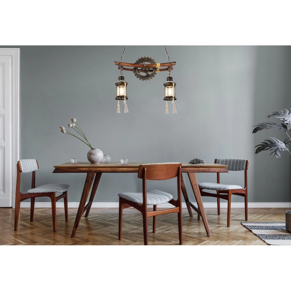 Industriele hanglamp Abella 2-lichts Globo 9007371407392
