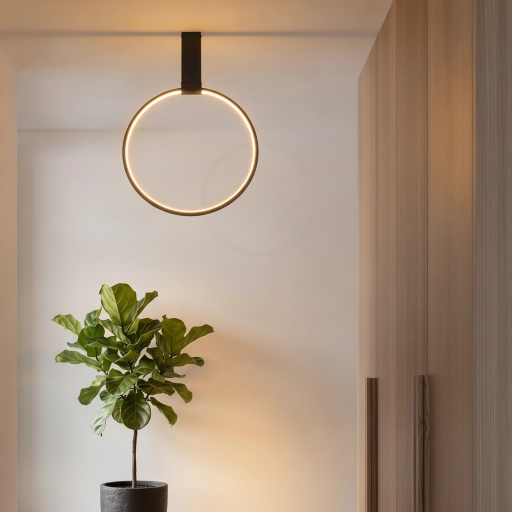 Design plafondlamp Garve zwart Ø 40cm