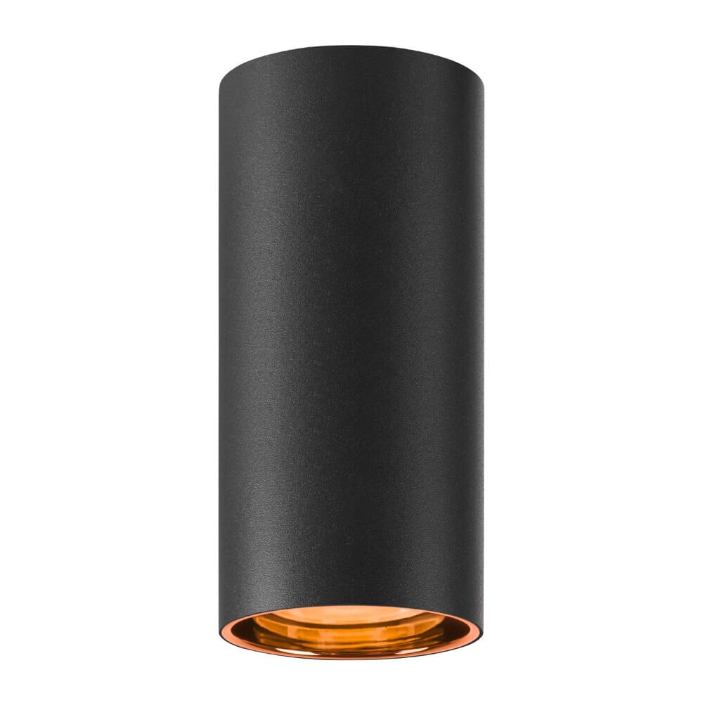 Zwarte plafondspot Asto Tube cilinder - 1x GU10 SLV 4024163266017