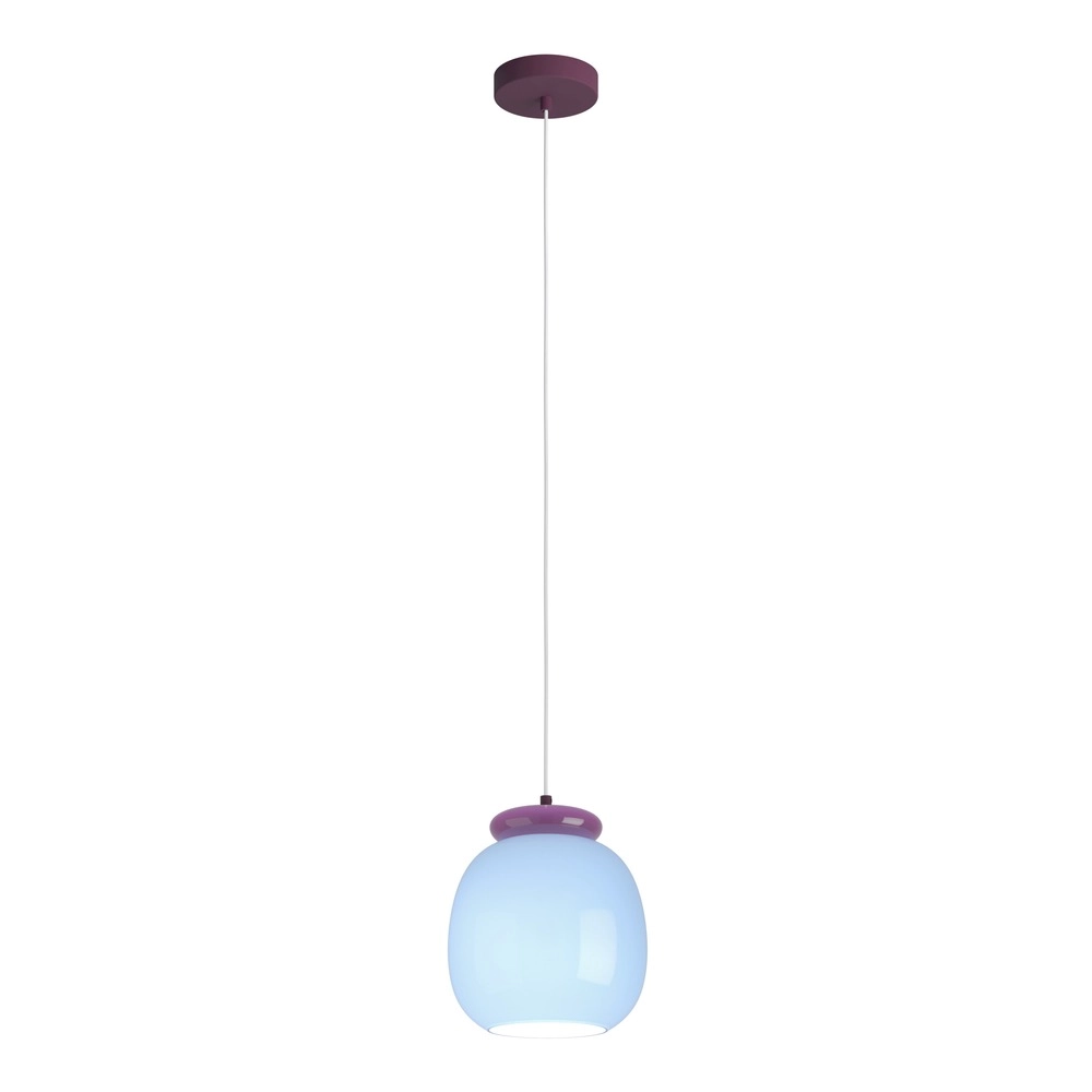 Design hanglamp Berardelli blauw met paars Ø 23cm Eglo 9008606404940