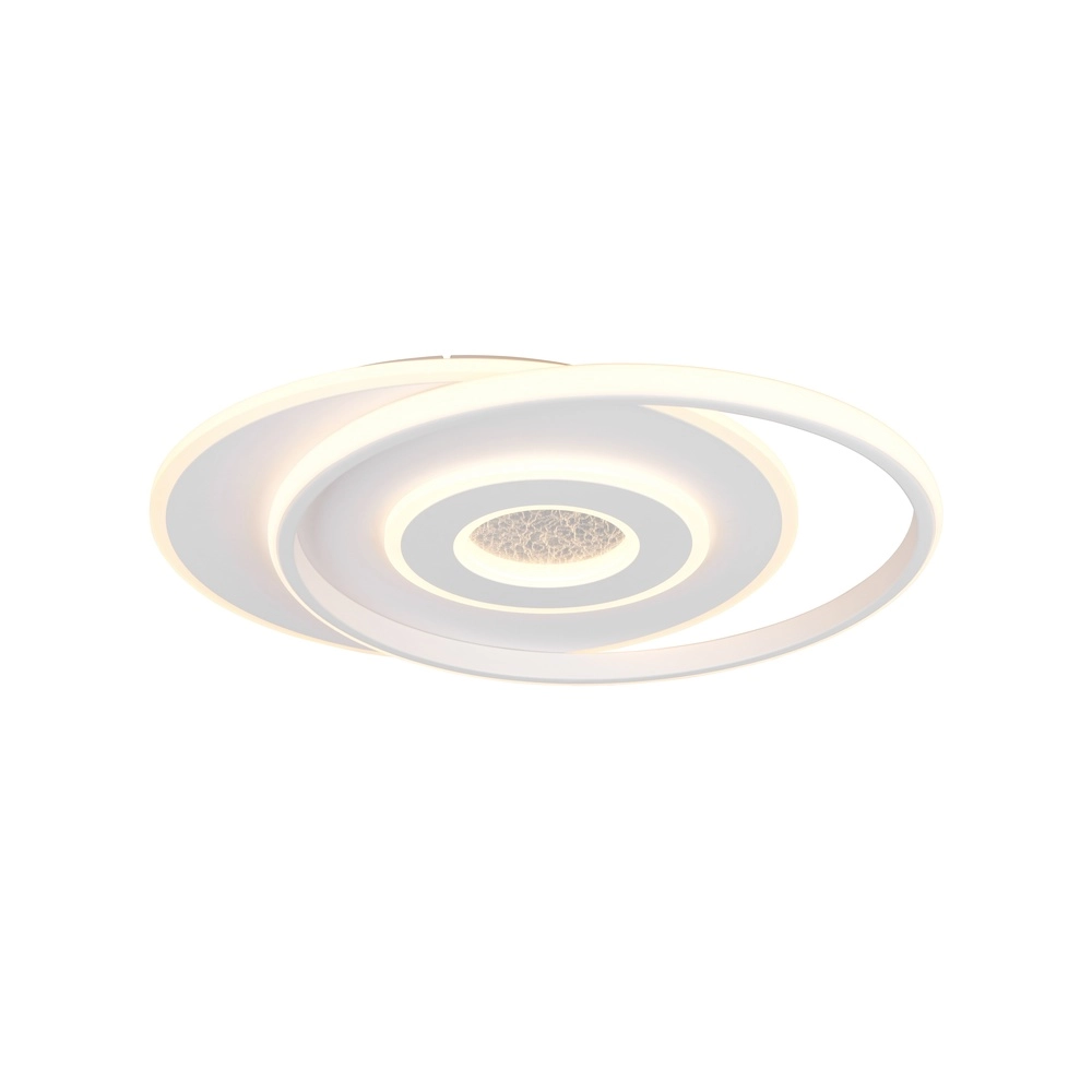 Witte plafondlamp Nazar rond design