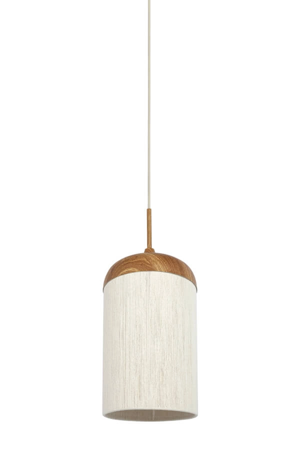 Hanglamp Dania lichte hout print Ø 27,5cm Light & Living 8717807743369