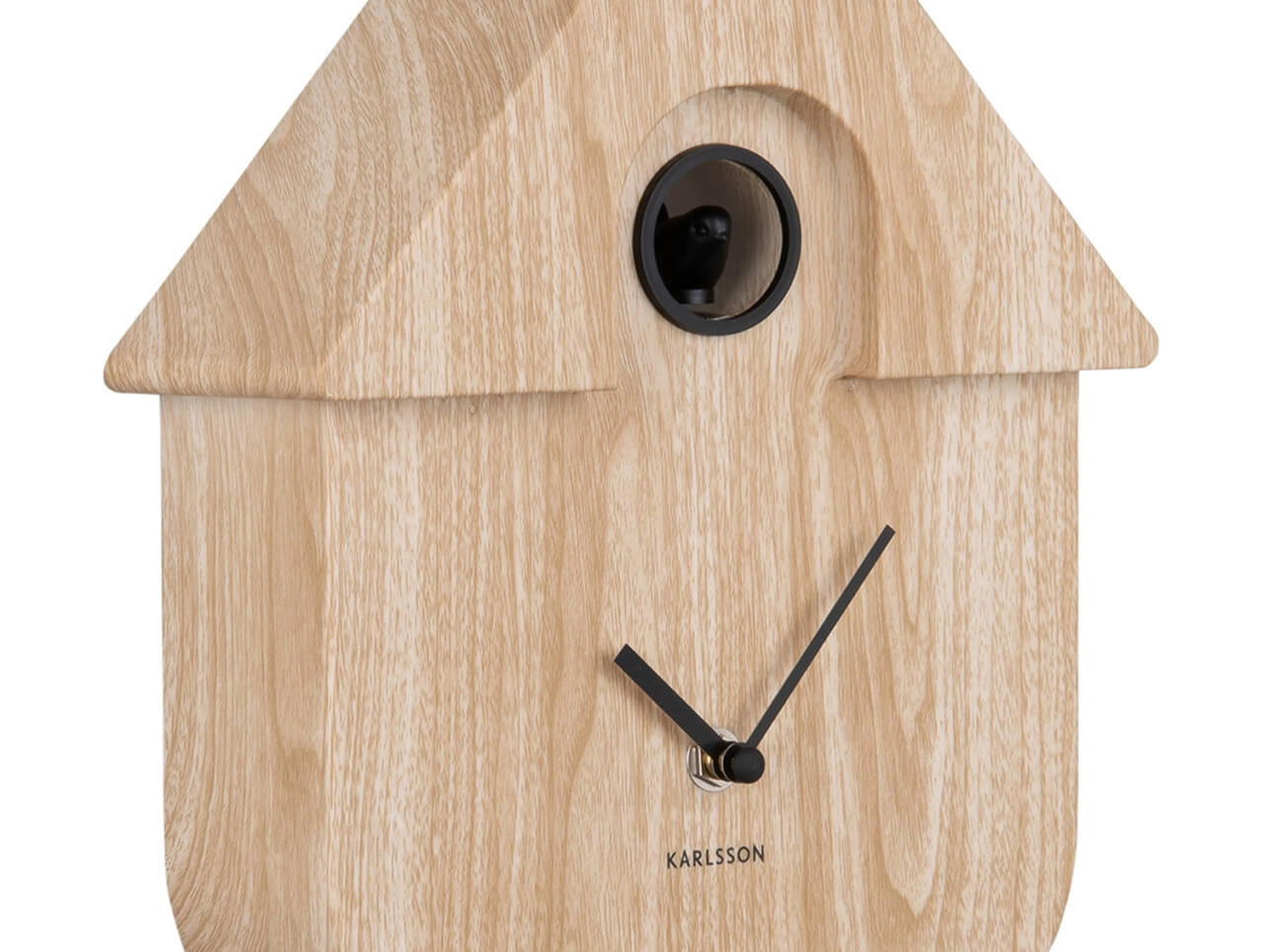 Wandklok Modern Cuckoo hout Karlsson 8714302734199