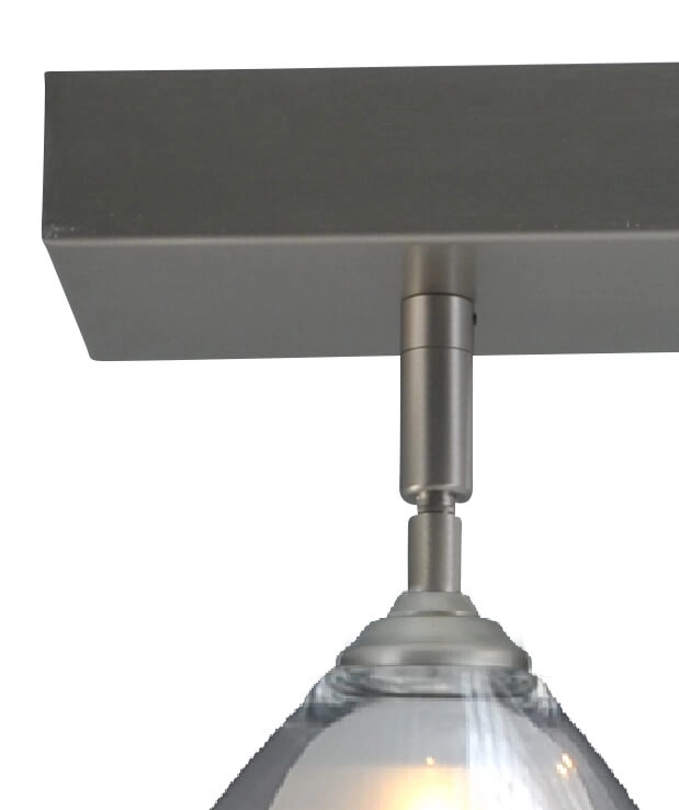 Led plafondlamp Caterina LED Beam 3-lichts metaalgrijs Masterlight 8718121210766