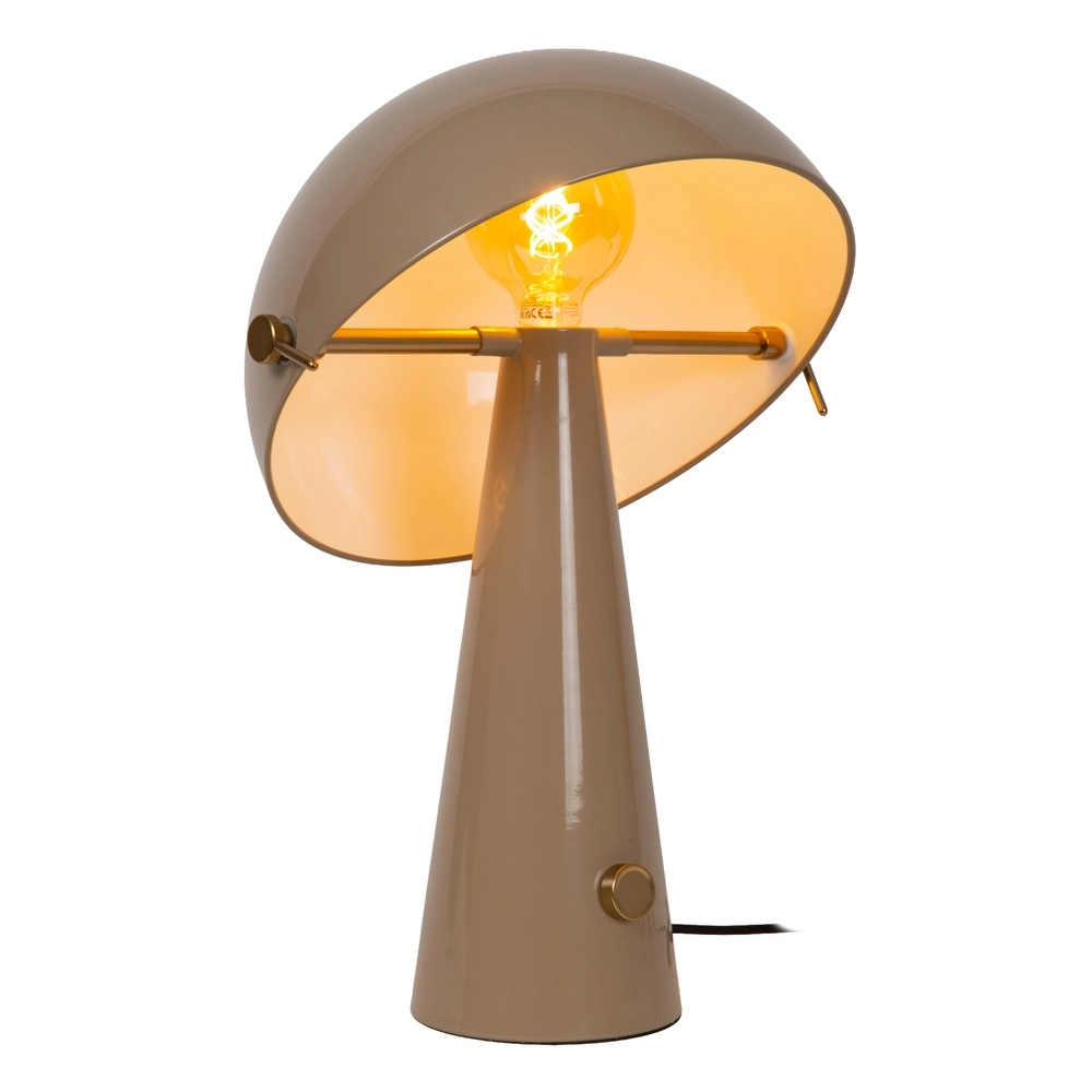 Tafellamp Barone taupe Ø 38cm