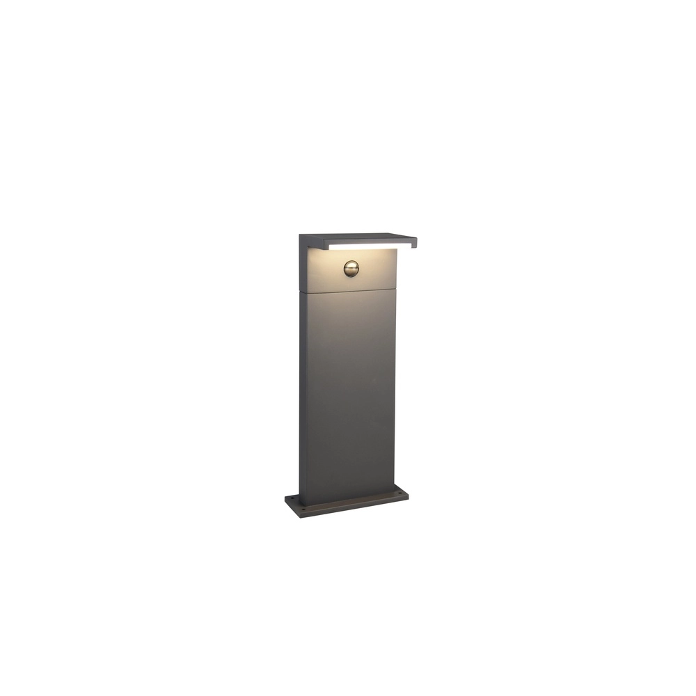 Moderne tuinlamp Ravi antraciet met sensor 50cm Trio 4017807686913