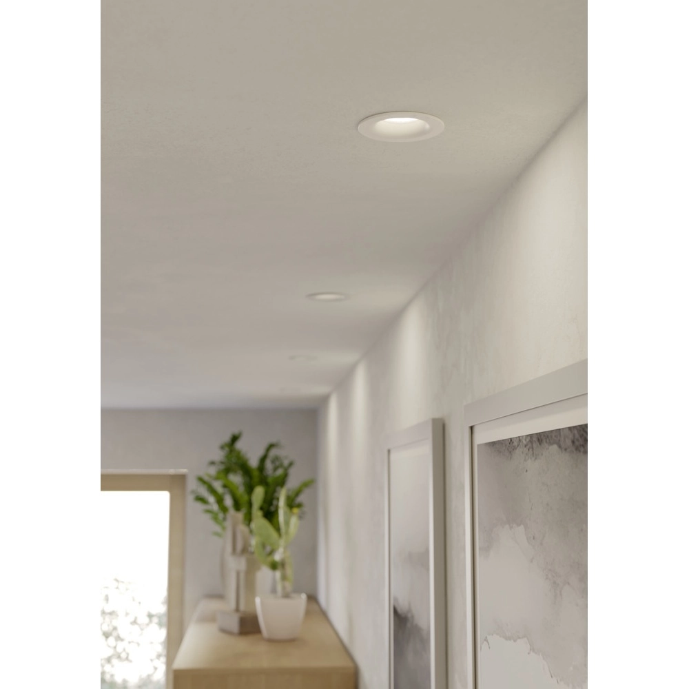 Set van 3 inbouwspots Salabate wit Ø 8,8cm IP65 Eglo 9008606358885