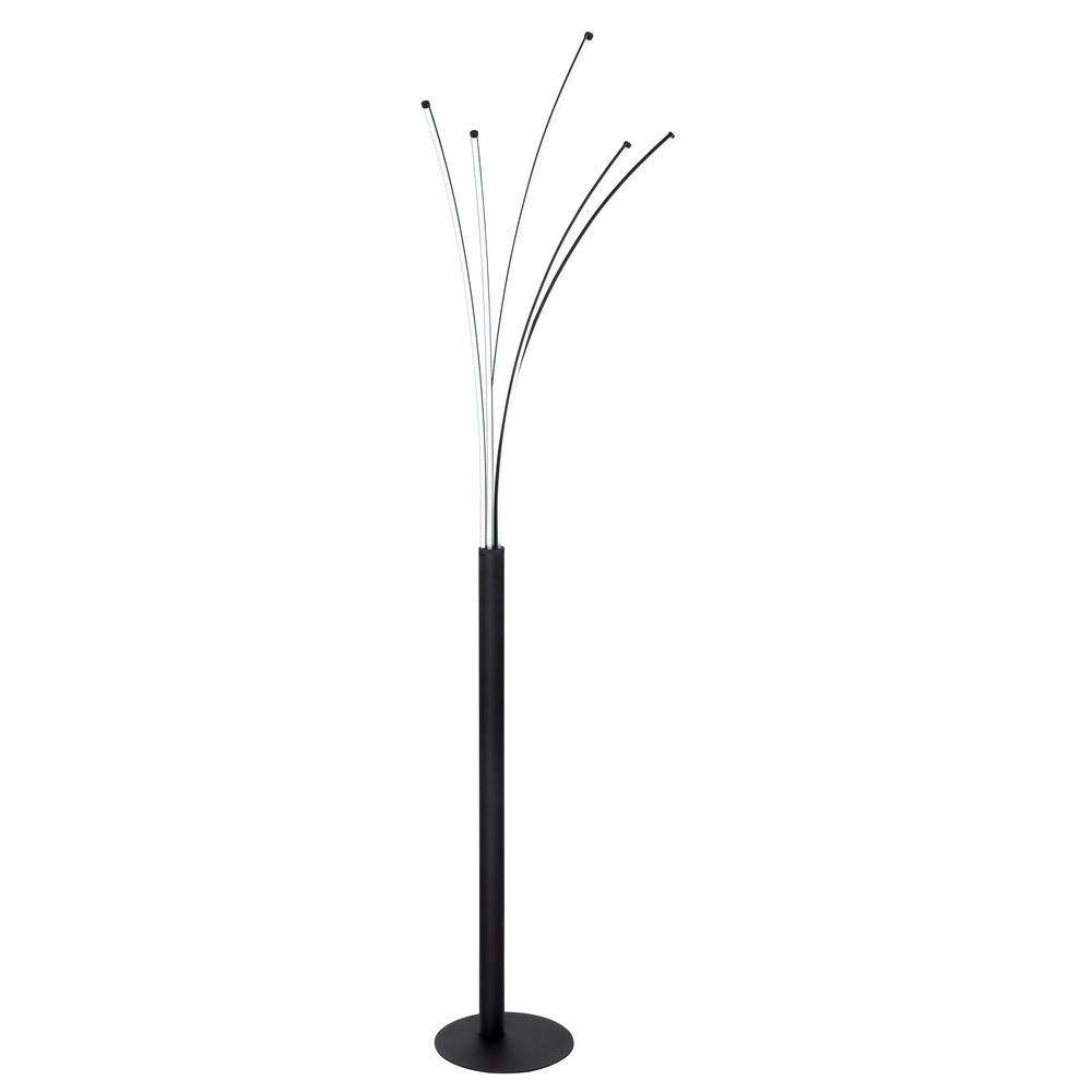Moderne vloerlamp Bizzy zwart lichtkleur instelbaar Globo 9007371440276