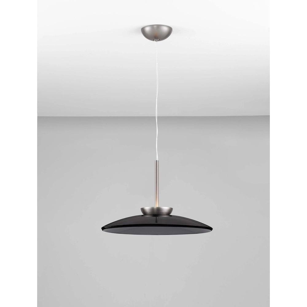 Hanglamp Esti bruin glas Ø 50cm Lyora 5212017461841