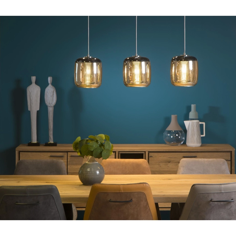 Hanglamp Eryn chroom 3-lichts Lucide 5411212702319
