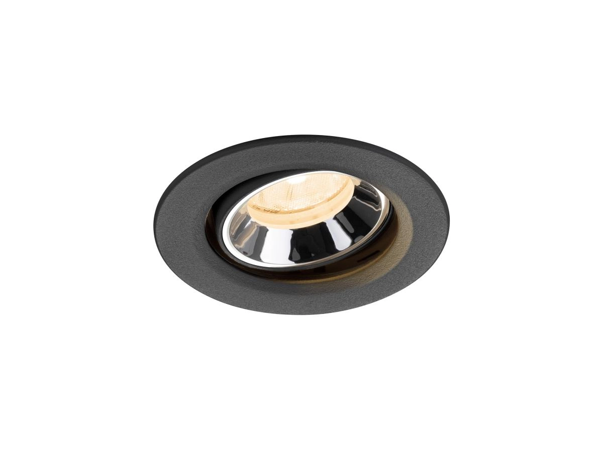Inbouwspot Numinos Move XS zwart/chroom 2700K - 20gr