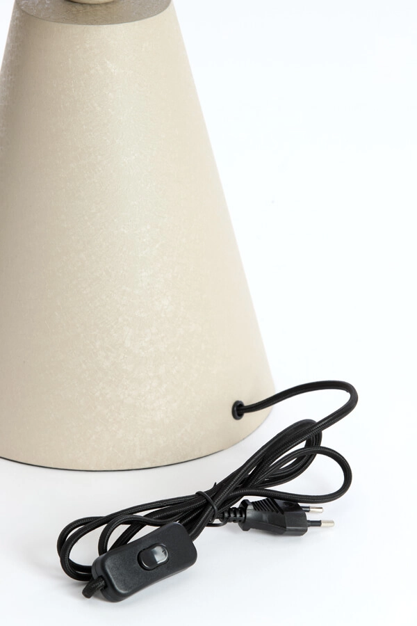 Design table lamp Surrina cream Ø 26cm Light & Living 8717807743529
