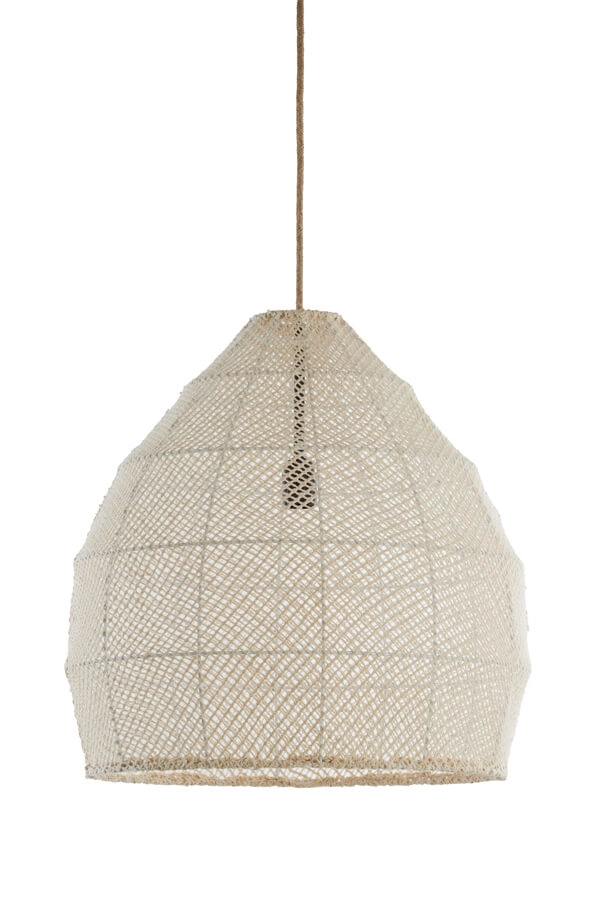 Japandi hanglamp Makassar crème Ø 50cm Light & Living 8717807706456