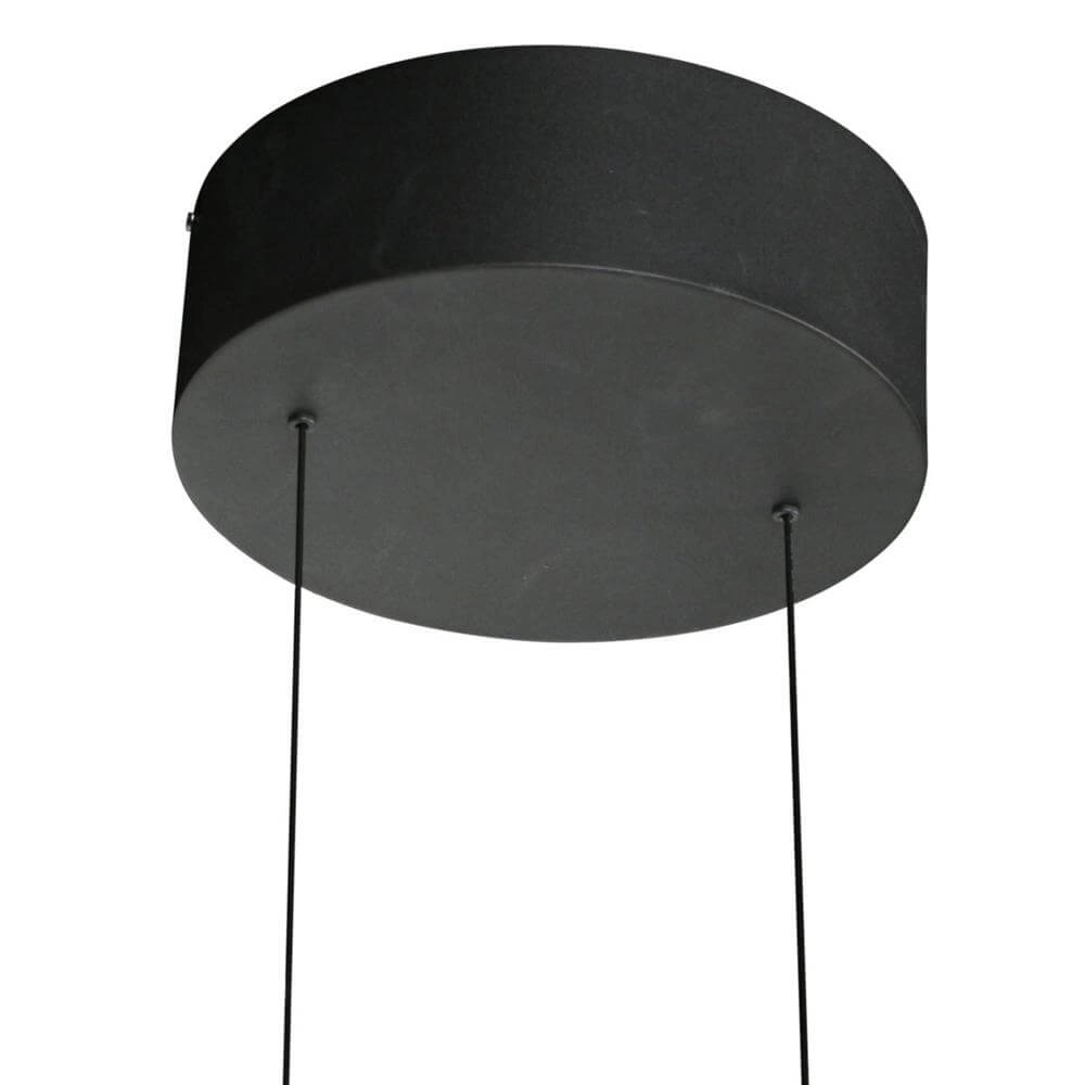 Strakke hanglamp Soleil Ø 32cm zwart Steinhauer 8712746176681
