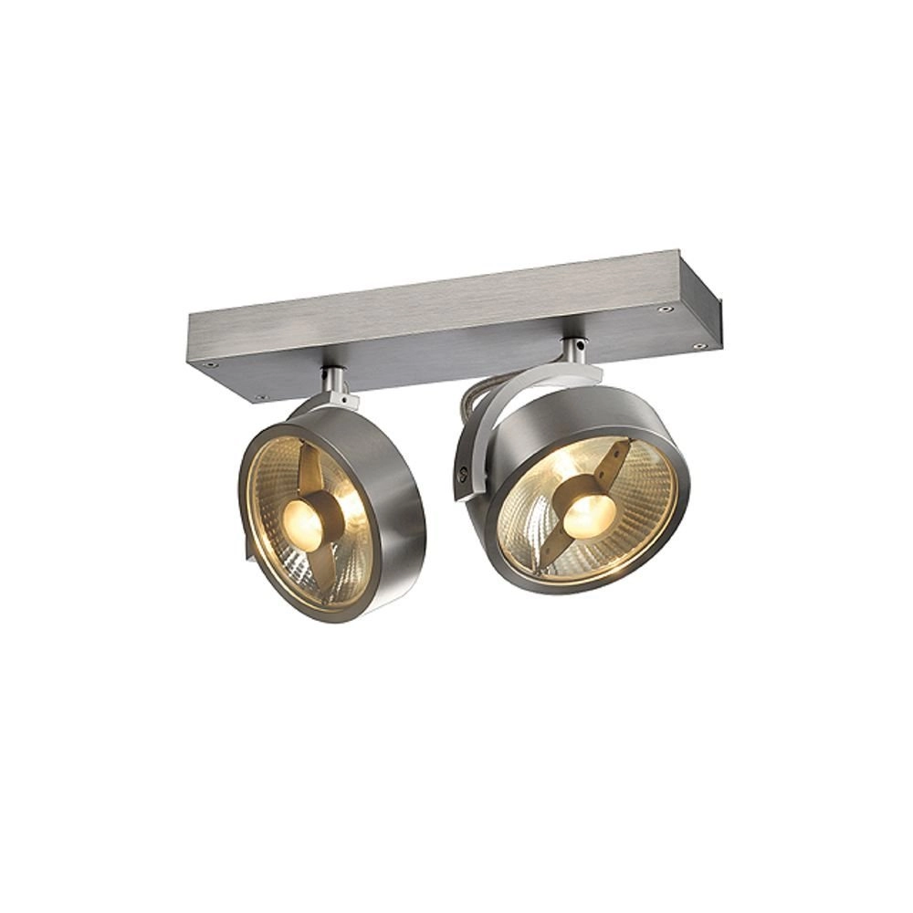 Spot Kalu 2 QPAR111 2-lichts metaalgrijs