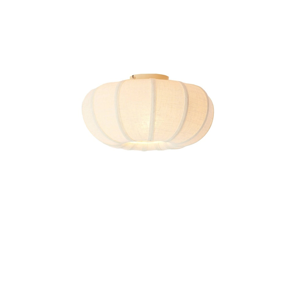 Japandi plafondlamp Zosia Ø 40cm - crème - 1x E27 Light & Living 8717807831813