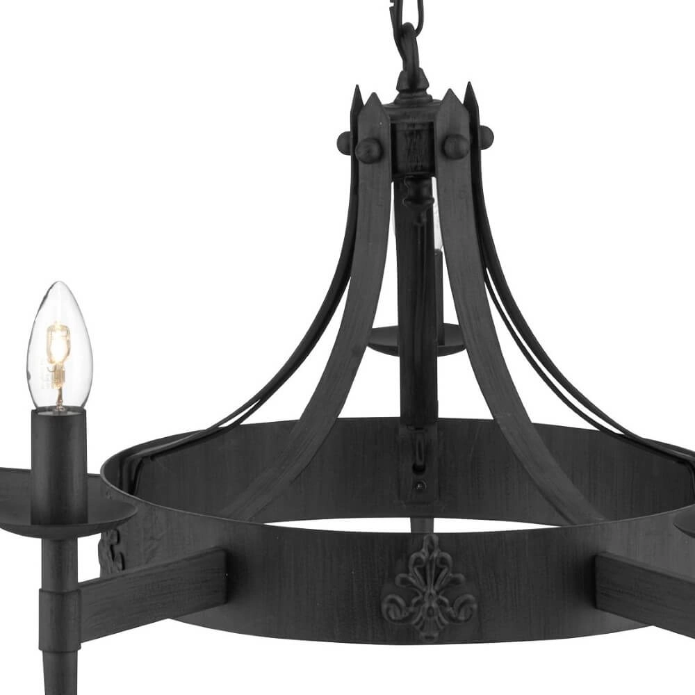 Kasteel kroonluchter Cartwheel II Ø 67cm Searchlight 5053423018546