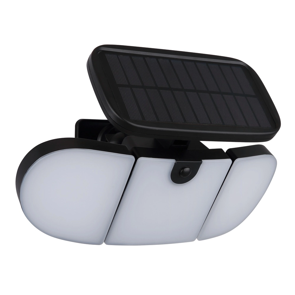 Zwarte wandlamp Torqen solar Globo 9007371459063