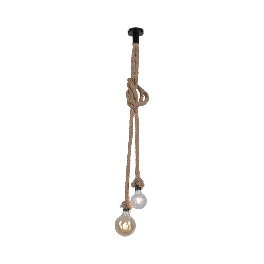 Touw hanglamp Rope 2-lichts Just Light 4043689963125
