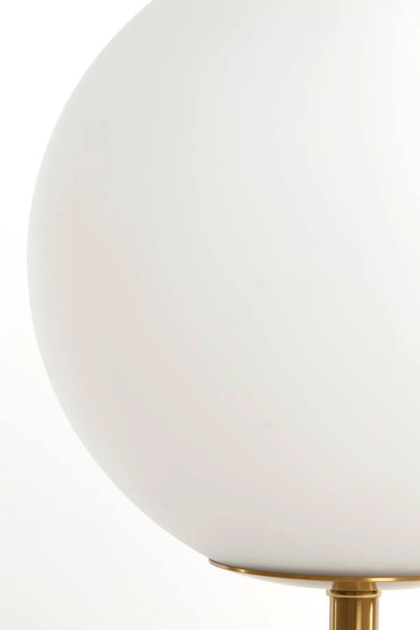 Design table lamp Medina white with gold 35cm Light & Living 8717807650896