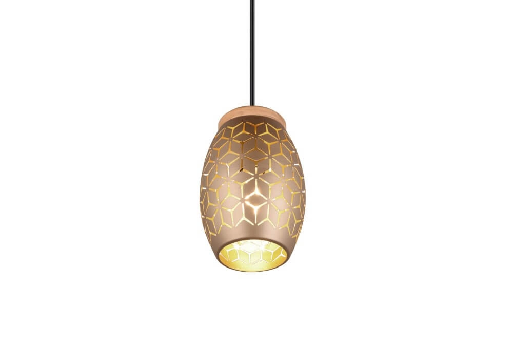 Bruine hanglamp Bidar design Trio 4017807579024