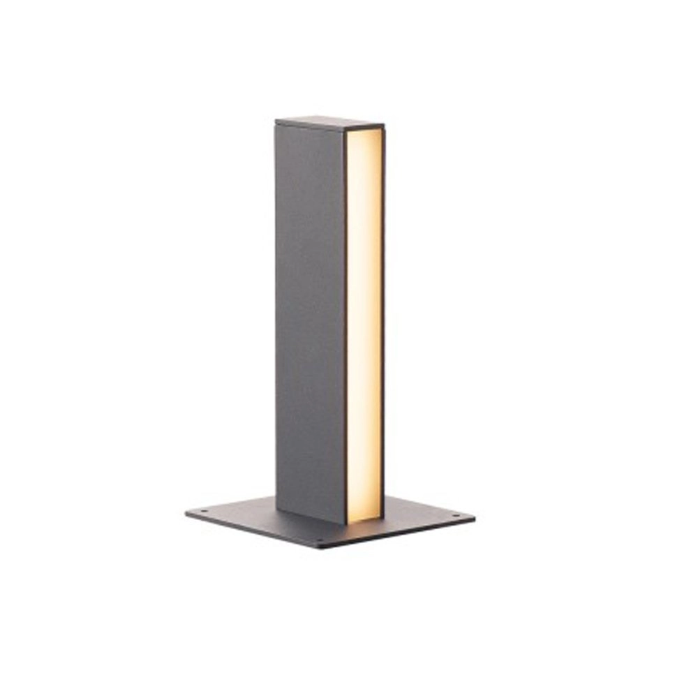 Led verlichtingspaal H-Pol 1x8w - 3000K - 36cm antraciet