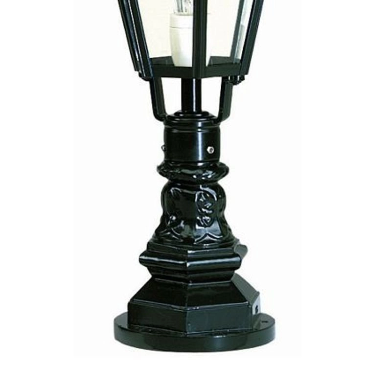 Nostalgische tuinlamp Elbe zwart KS verlichting 8714732500241