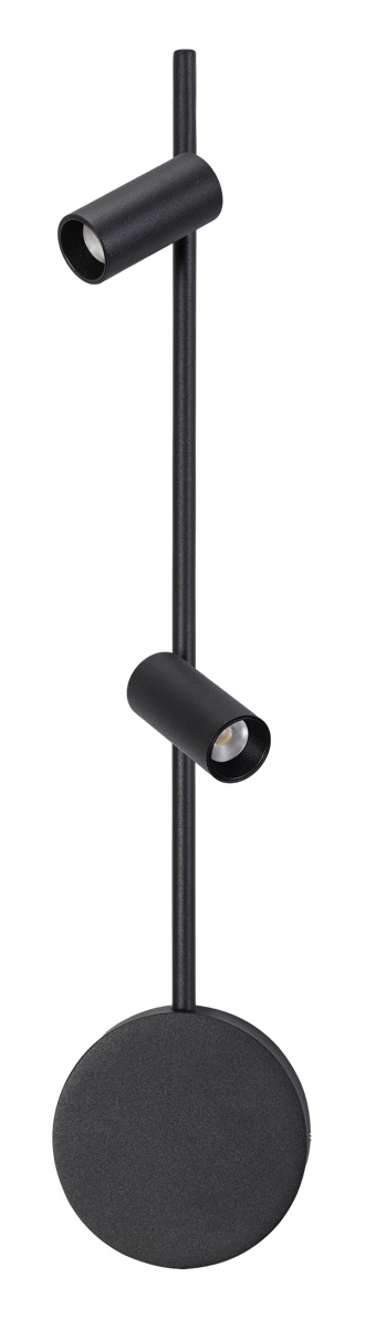 Led wand leeslamp Minora 2x led - zwart ETH 8720195311379