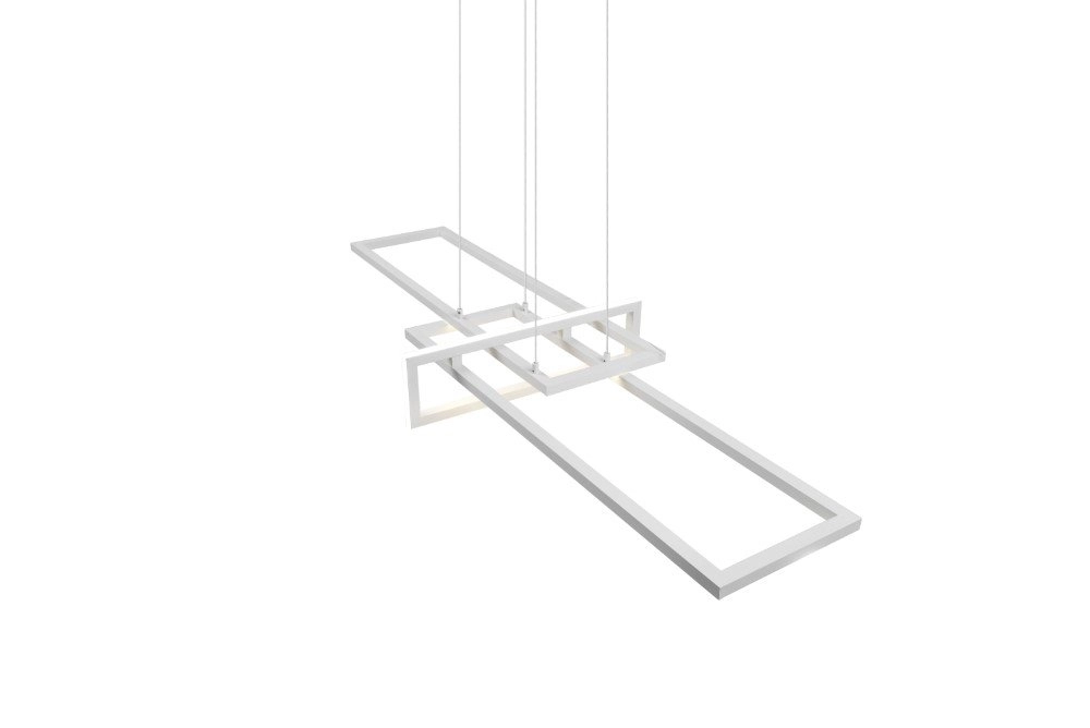 Led hanglamp Salinas 110cm wit Trio 4017807487930