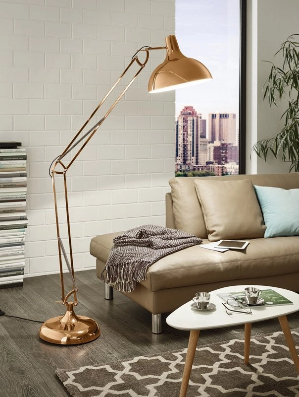 Vloerlamp Borgillo roodkoper Eglo 9002759947057