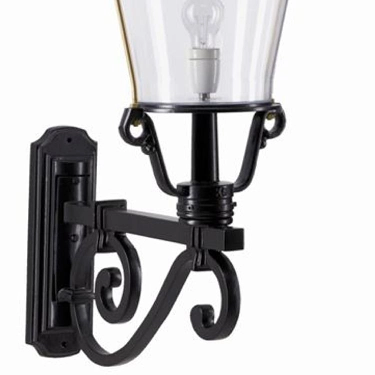 Nostalgische buitenlamp Notaris XL zwart KS verlichting 8714732127646