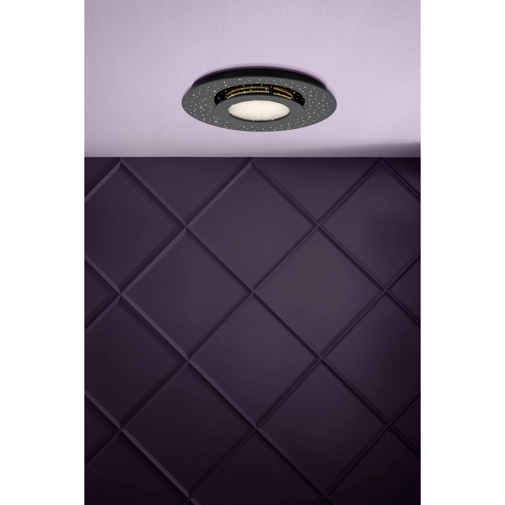 Plafondlamp Azurreka zwart Eglo 9002759337117