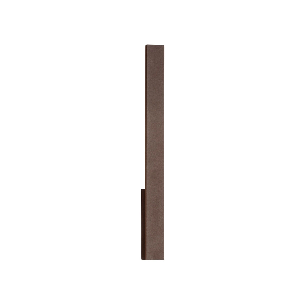 Strakke wandlamp Isos roestbruin 61cm Lyora 5212017472380