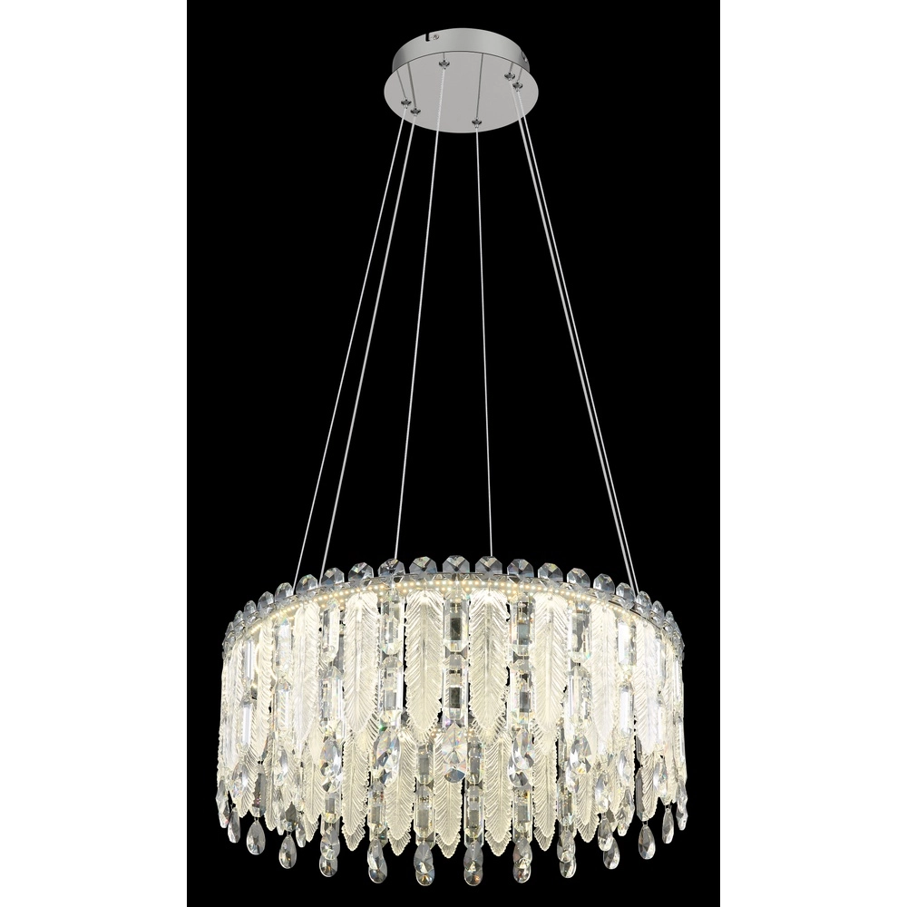 Hanglamp Klunka chroom Ø 59,5cm Globo 9007371456093