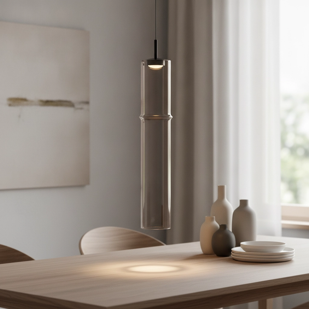 Unieke hanglamp Sano 1-lichts smoke glas