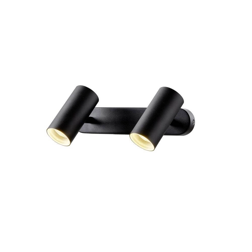 Opbouwspot Noblo zwart 2-lichts instelbaar SLV 4024163300438