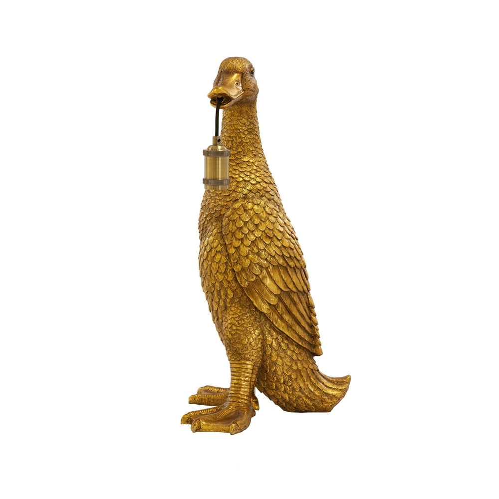Tafellamp Duck eend brons 65cm Light & Living 8717807675585