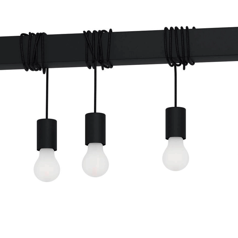 Zwarte hanglamp Townshend-B 7-lichts Stars of Light 9002759399382