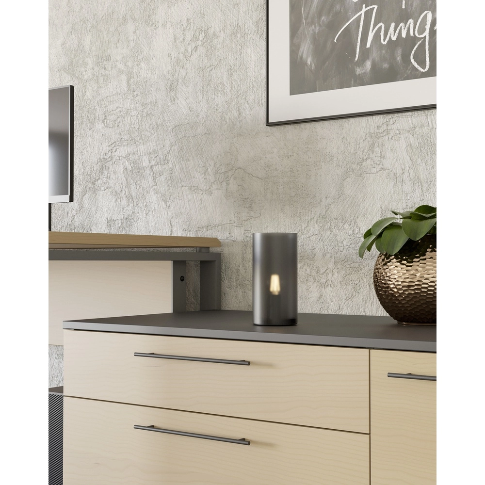 Nachtkastlamp Geo frosted smoke glas Eglo 9008606304356
