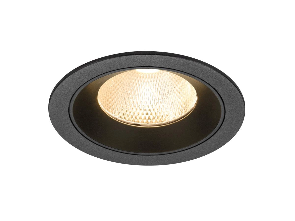 Inbouwspot Numinos L zwart 2700K - 20gr