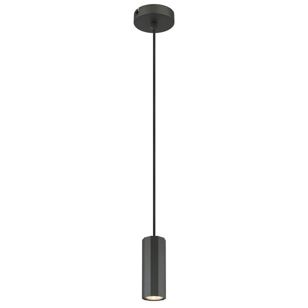 Grijze hanglamp James enkel