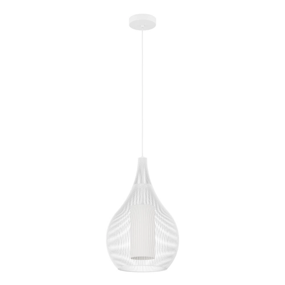Moderne witte hanglamp Razoni 1 Ø 32,5cm