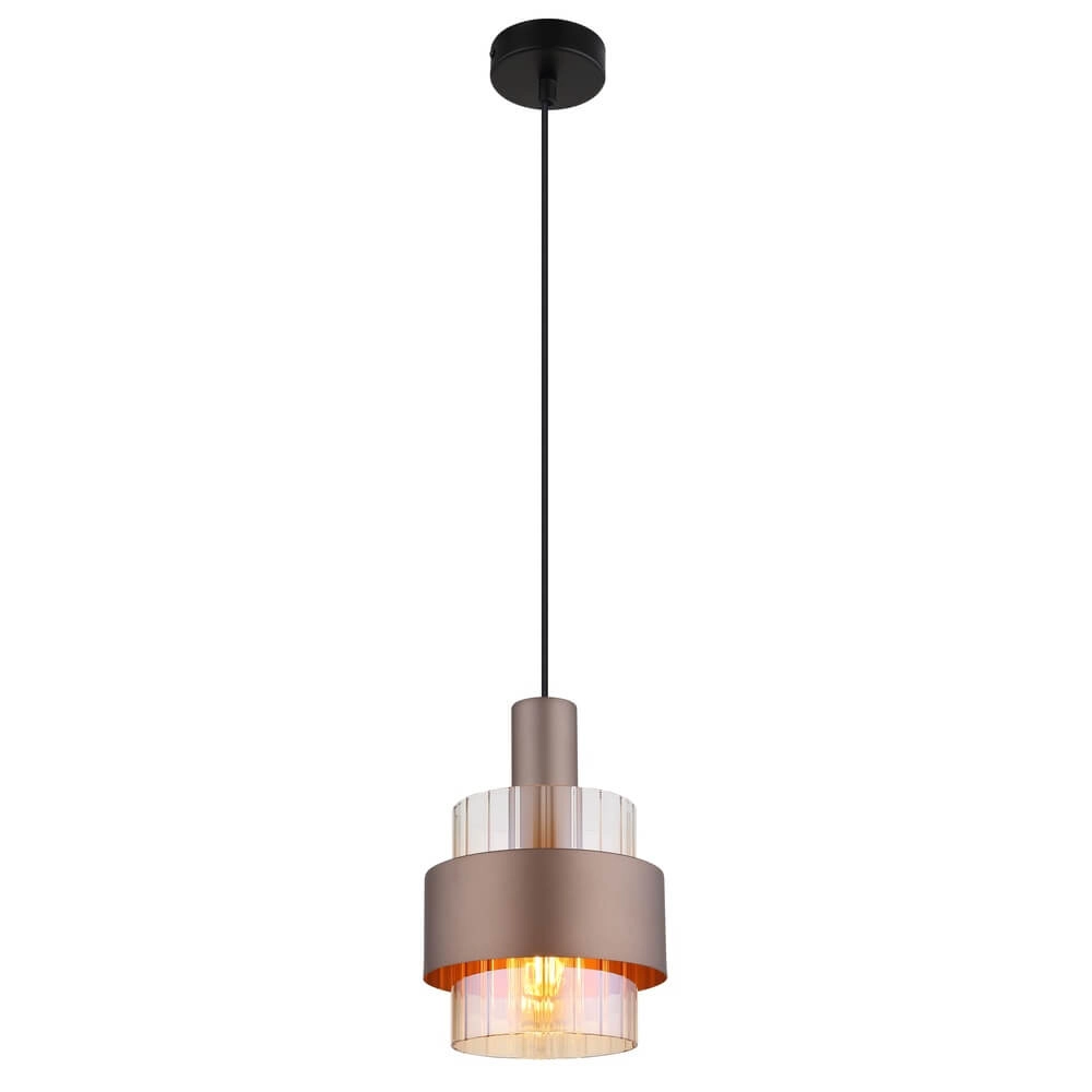 Hanglamp Milley brons Ø 18,5cm