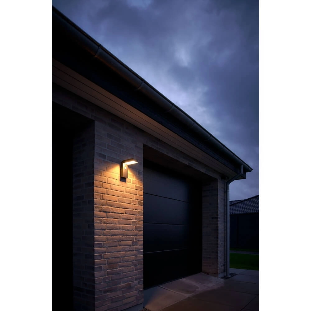 Solar muurlamp Alya zwart Nordlux 5704924004971