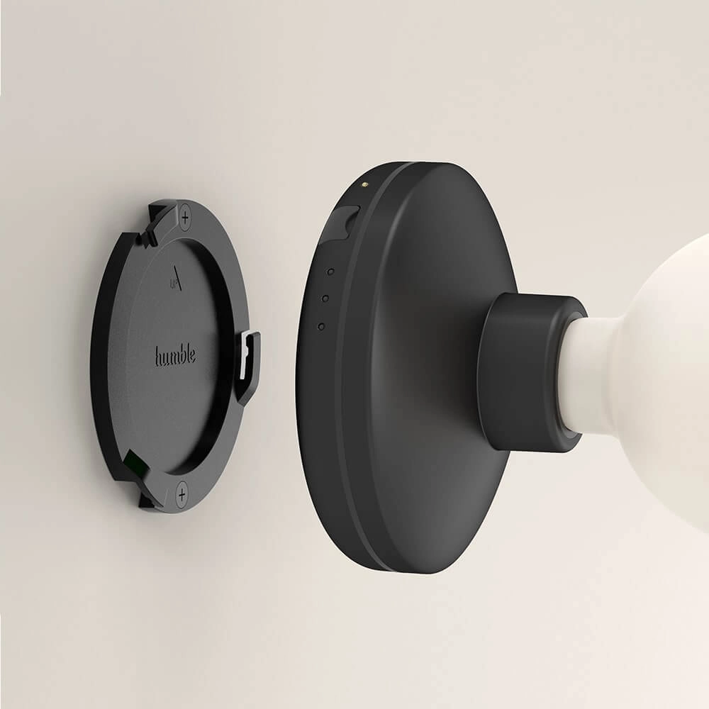Oplaadbare wandlamp Bee Black Frosted Humble 7446023299220