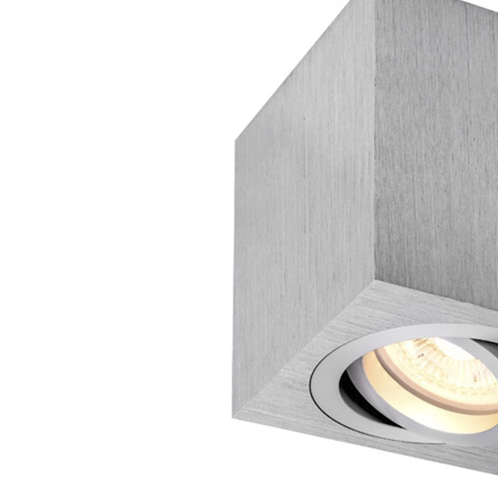 Plafondlamp Triledo GU10 8,5cm metaalgrijs SLV 4024163222259