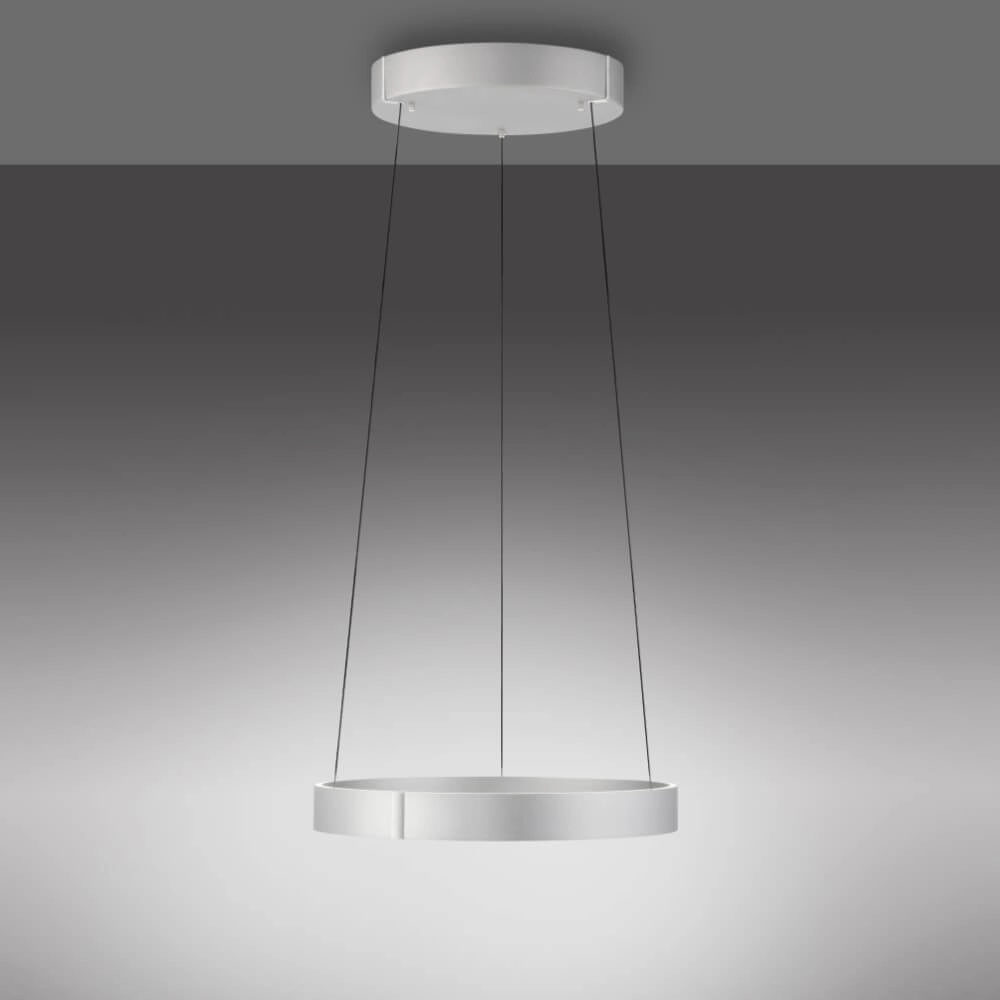 Ronde hanglamp Pure E-Clipse aluminium Ø 50cm Paul Neuhaus 4012248372333