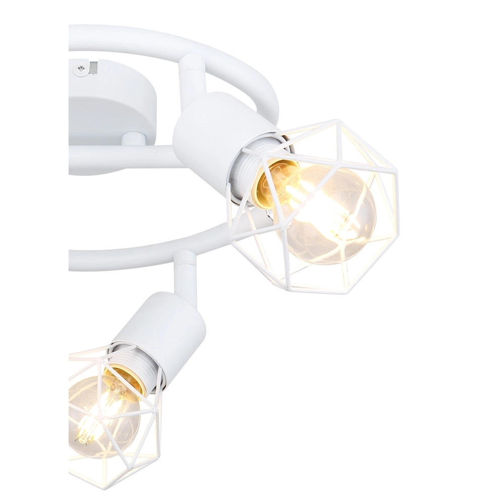 Plafondlamp Xara I 3-lichts wit Globo 9007371400997