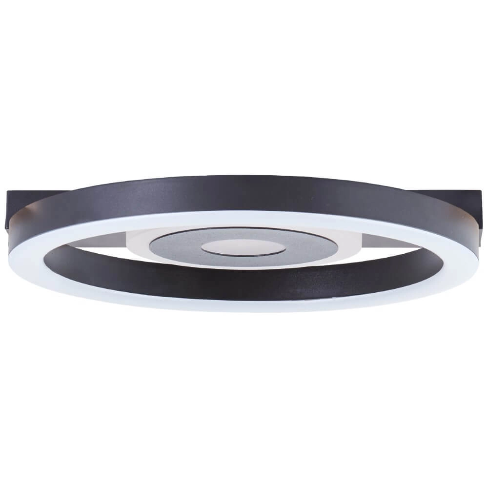 Plafondlamp Maureen Ø 20cm zwart Brilliant 4004353420047