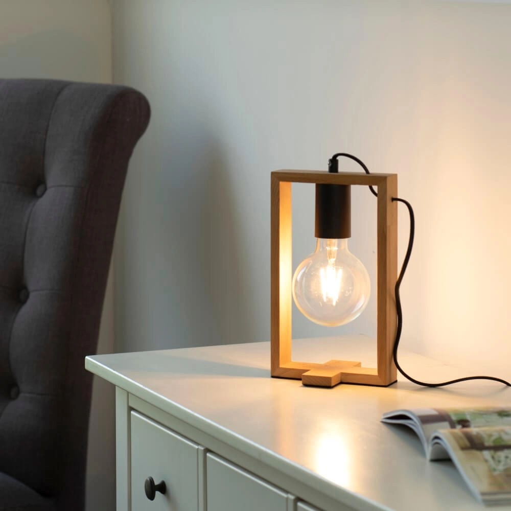 Landelijke tafellamp Franky 1-lichts Just Light 4043689967468